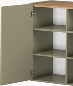 Elivo négyajtós komód 200 cm - eukaliptusz / baltic dune tölgy
