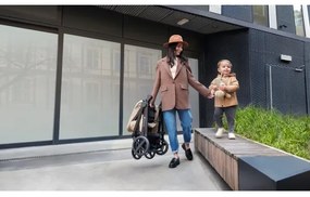 KINDERKRAFT - Kombinált babakocsi 3in1 NEWLY Sand bézs + autósülés MINK PRO