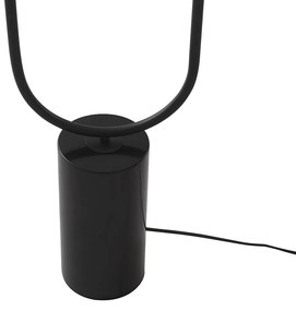 Art Deco állólámpa fekete füstüveggel 2-lámpás - Rid