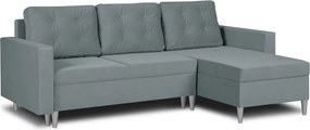 GEST Kinyitható sarokkanapé Világosszürke