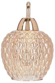 Fali lámpa TOBIAS 1xE27/40W/230V Rózsaarany