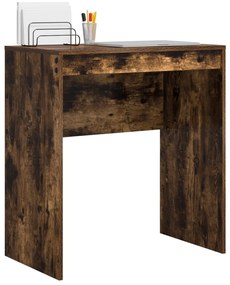 vidaXL Füstölt Tölgy Íróasztal Füstölt Tölgy MDF 70 x 40 x 76 cm Tartós