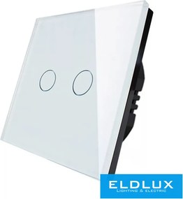 ELDLUX ELDTREND dupla nyomógomb-impulzus érintőkapcsoló (101N)