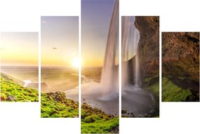 Kép - Seljalandsfoss a barlang mögül (150x105 cm)