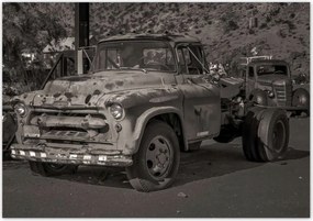 Poszterek 100x70 Amerikai teherautó