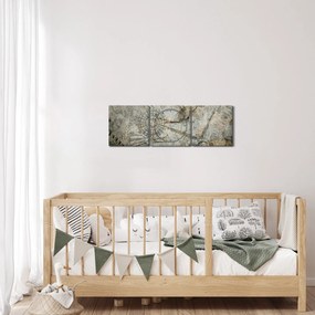 Kép - Az idő áramlása (órával) (90x30 cm)