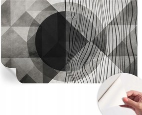 Dekoratív öntapadós tapéta Divatos minták Absztrakt formák 416x254
