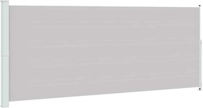 vidaXL szürke behúzható oldalsó terasznapellenző 200 x 500 cm