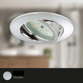 Briloner 7209-038 - KÉSZLET 3x LED Fürdőszobai beépíthető lámpa LED/5W/230V IP23