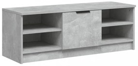 betonszürke szerelt fa TV-szekrény 102 x 35,5 x 36,5 cm