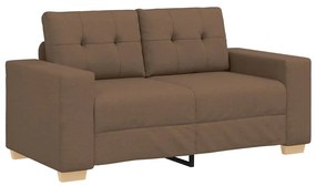 barna szövet loveseat kanapé 120 cm