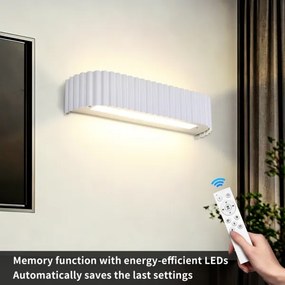 Brilagi - fényerőszabályozható LED fali lámpa FALCON MODERN LED/14W/230V 40 cm fehér + távirányító