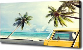 Fotófestmény vászonra Strand furgon 100x70 cm