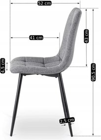 Szék szürke színben. PERU 2