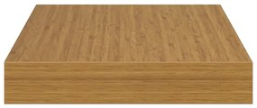 vidaXL Falpolc Falra szerelhető 4 pcs Bézs 23 x 23,5 x 4 cm Faanyag