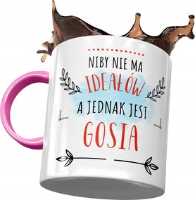 Rózsaszín Bögre Gosi Feleség Barátnő Ajándék Nyomtatott Fotóval