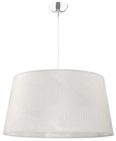 Duolla - Csillár zsinóron TENOR 1xE27/40W/230V átm. 60 cm fehér/levelek