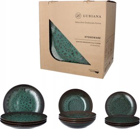 Lubiana EbĂ©dlĆ Szett TĂĄnyĂ©r Szett 12 db-os Jade ưr