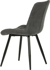 Étkezőszék, szürke, szövet, CT-382 GREY2