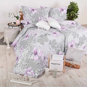 EMI Violet flanel ágyneműhuzat, A standard egyszemélyes ágy szett tartalma: 1x 140x200 + 1x 70x90