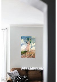 Kép másolat 30x45 cm Woman with Sunshade - Fedkolor