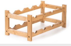 G21 Bambusz borosállvány, 8 palackos