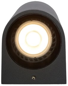 Lucide 69801/02/30 - Kültéri fali lámpa ZARO 2xGU10/35W/230V IP44 fekete