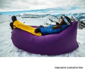 Felfújható babzsák/lazy bag, narancssárga, LEBAG