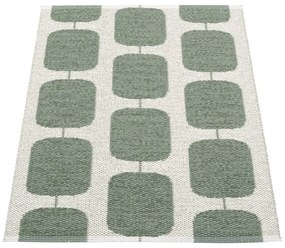 Zöld-krémszínű kültéri-beltéri szőnyeg 70x100 cm Sten Army – Pappelina