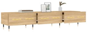 sonoma tölgy színű szerelt fa TV-szekrény 150 x 36 x 30 cm