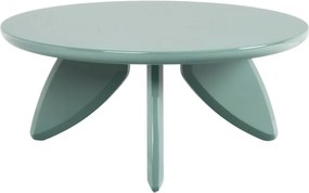 Lumis kerek dohányzóasztal 80 cm - zöld