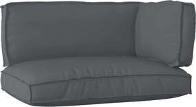 vidaXL Raklap párna készlet 3 pcs Antracit Oxford Szövet