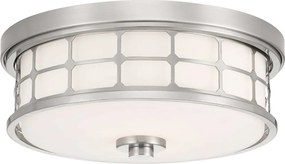 Quoizel GUARDIAN QZ-GUARDIAN-F-BN Süllyesztett mennyezeti lámpa 2x60W/E27 IP44