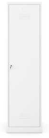 AGNES fém takarítószekrény, 500 x 1850 x 500 mm, fehér