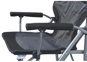 Összecsukható kempingszék fekete