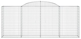 30 db íves horganyzott vas gabion kosár 300x50x120/140 cm