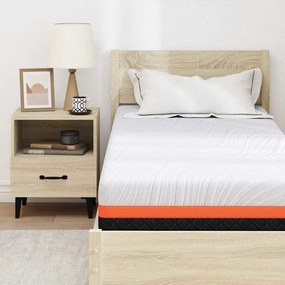 Matrac Fehér és Szürke 70 x 200 cm Gél Memóriahab