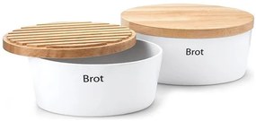 Continenta C3930 - Kenyértartó 13,5x30 cm fehér/bézs