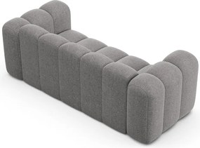 Szürke zsenília kanapé 200 cm Lupine – Micadoni
