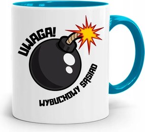 Szomszédnak Kék Ajándék Bögre fényképes nyomtatással