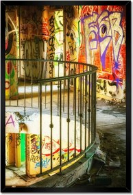 Poszterek keretben 40x60 Graffitti Falfestmény