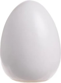 Tojás figura matt fehér 8cm