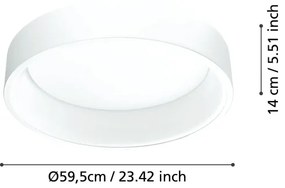 Eglo 39287 - LED Dimmelhető mennyezeti lámpa MARGHERA 1 LED/35,2W/230V