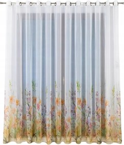 Fátyolfüggöny Színes Függöny Tavaszi Átvezetőkkel 450x220