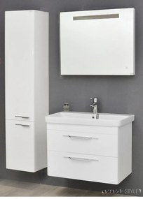 TMP LUX 80 fali fürdőszobabútor - Sanovit LUXURY - 11080 mosdóval - 80,5 x 46 cm