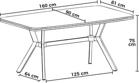 Esla - Anthracite, Chrome