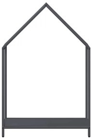 antracitszürke hidegen hengerelt acél tűzifatároló 60x25x90 cm