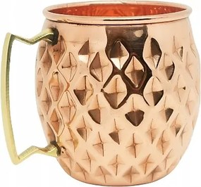 Réz bögre 450ml rombusz M20