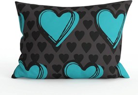 Mikroszálas párnahuzat KASUGA 70x90 cm, türkiz