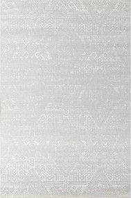 Zsinóros Szőnyeg Kültéri Szürke Krém Rombusz Dísz Teraszra Haga 120x170 cm